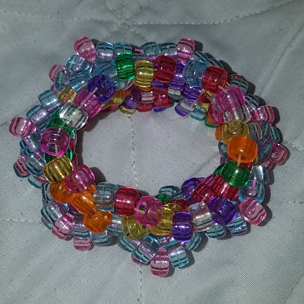 Rainbow opaque cuff